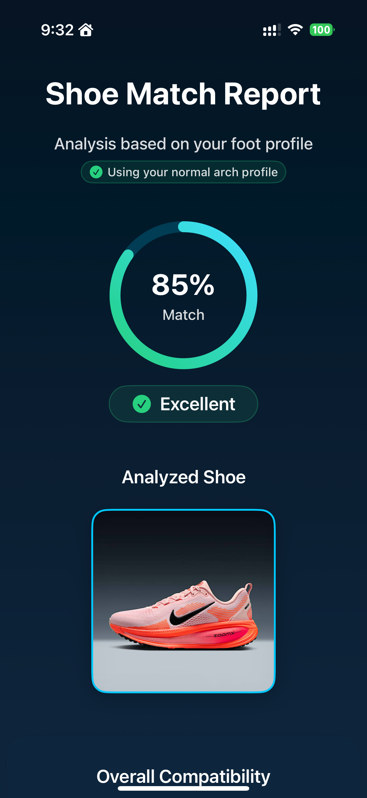 FootMate App - Perfect Fit Results